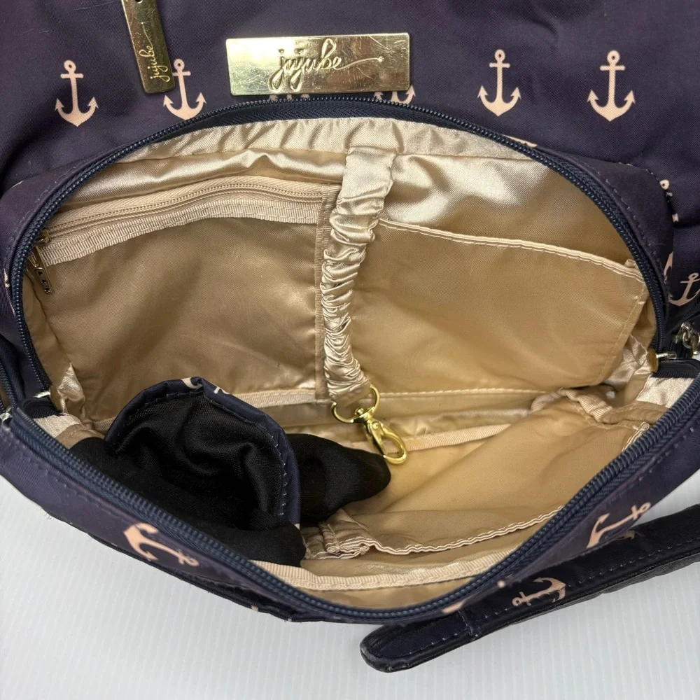 Ju-Ju-Be Legacy Nautical Collection B.F.F. Convertible Diaper Bag Navy Blue